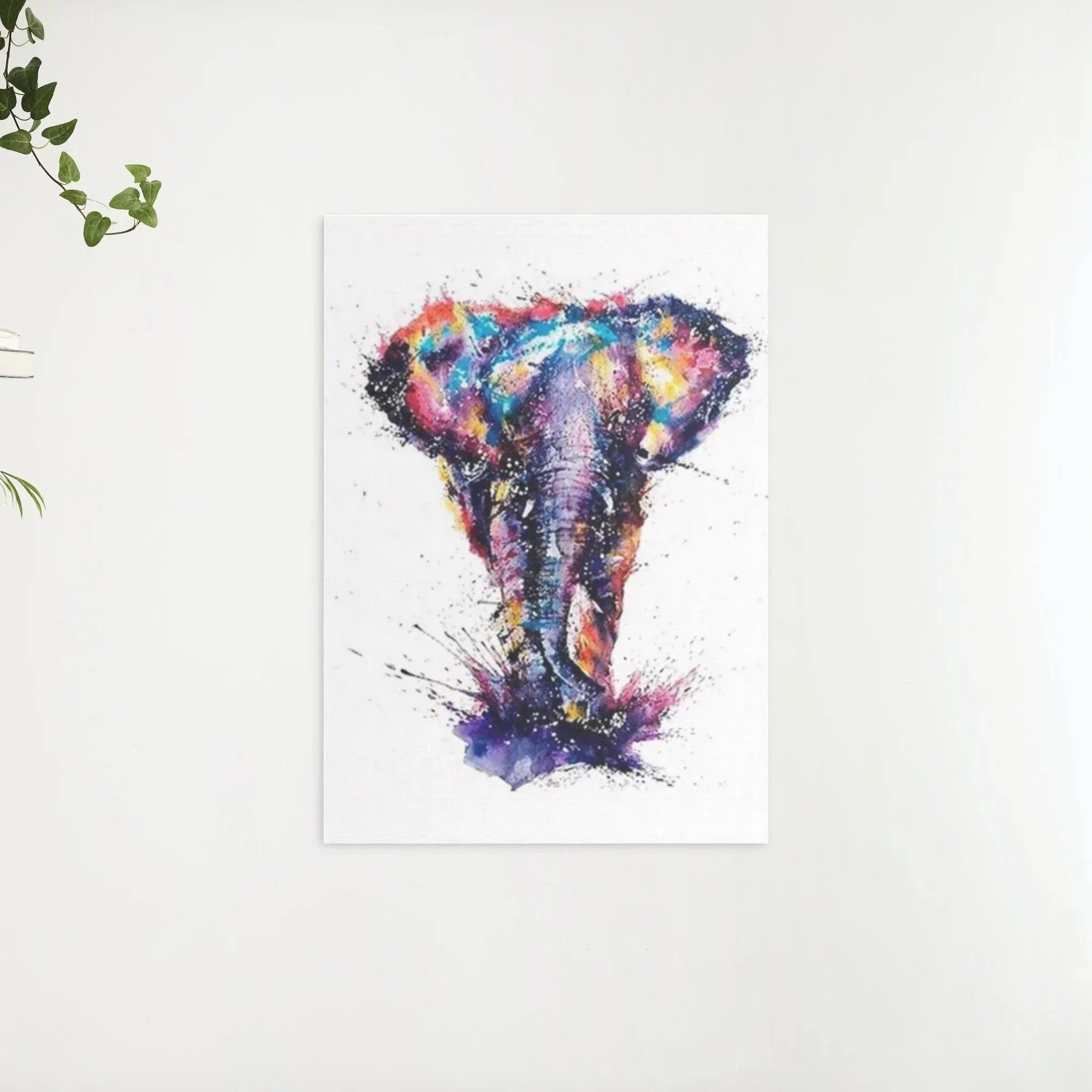 Diamond Painting Éléphant avec de nombreuses couleurs différentes - SEOS Shop®