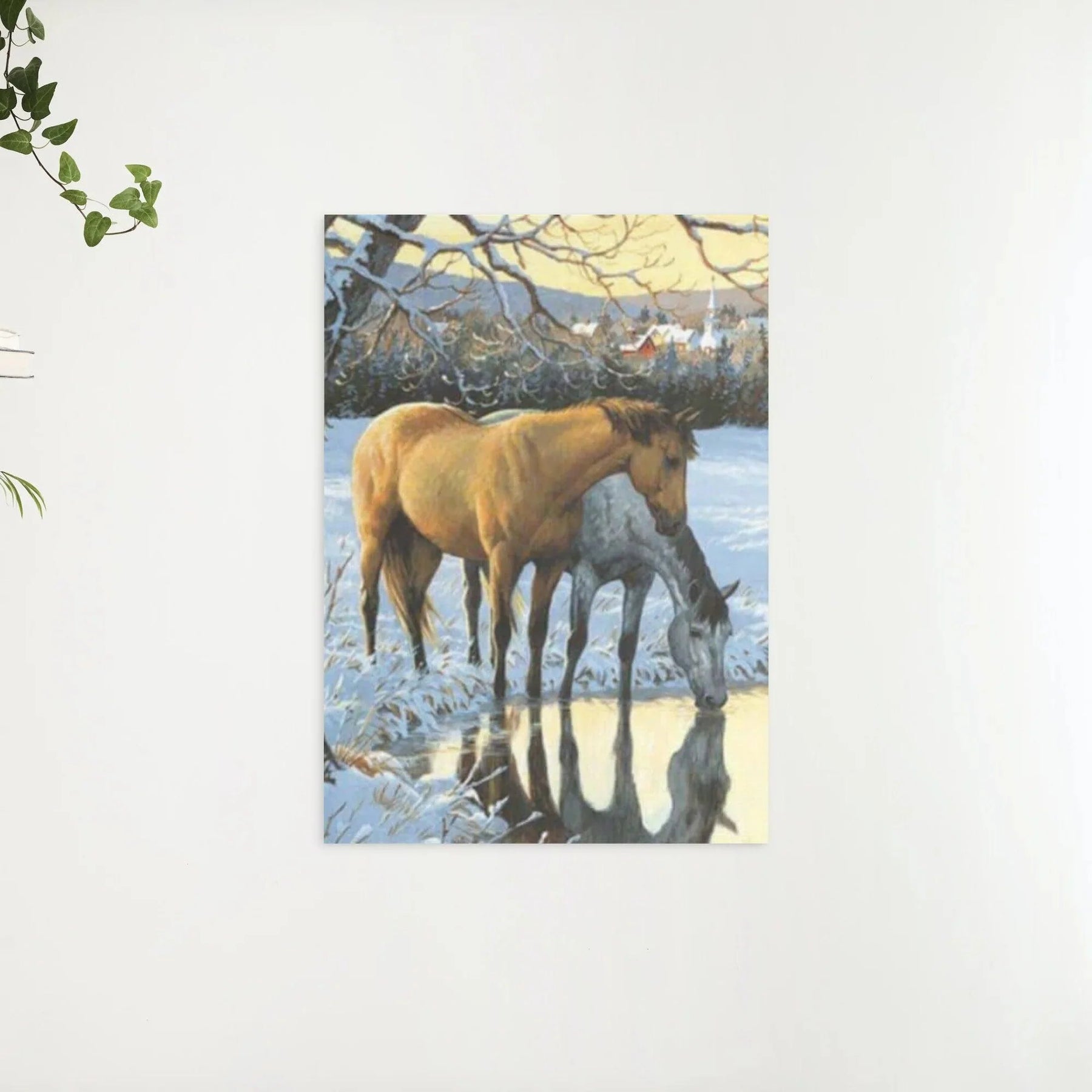 Diamond Painting Chevaux buvant de l'eau - SEOS Shop ®