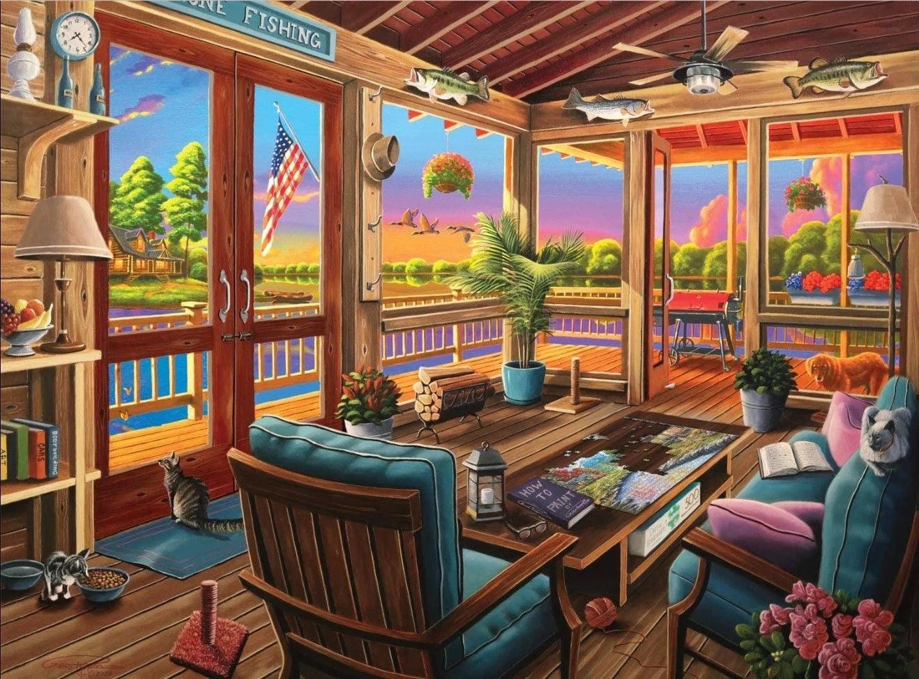 Diamond Painting - Vue sur le lac - SEOS Shop ®