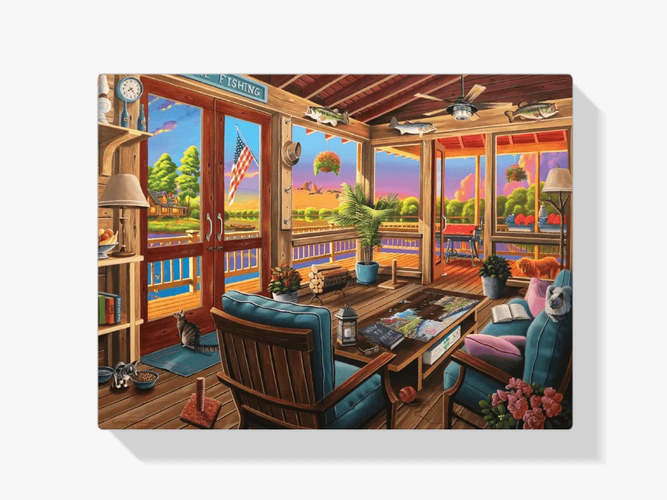 Diamond Painting - Vue sur le lac - SEOS Shop ®