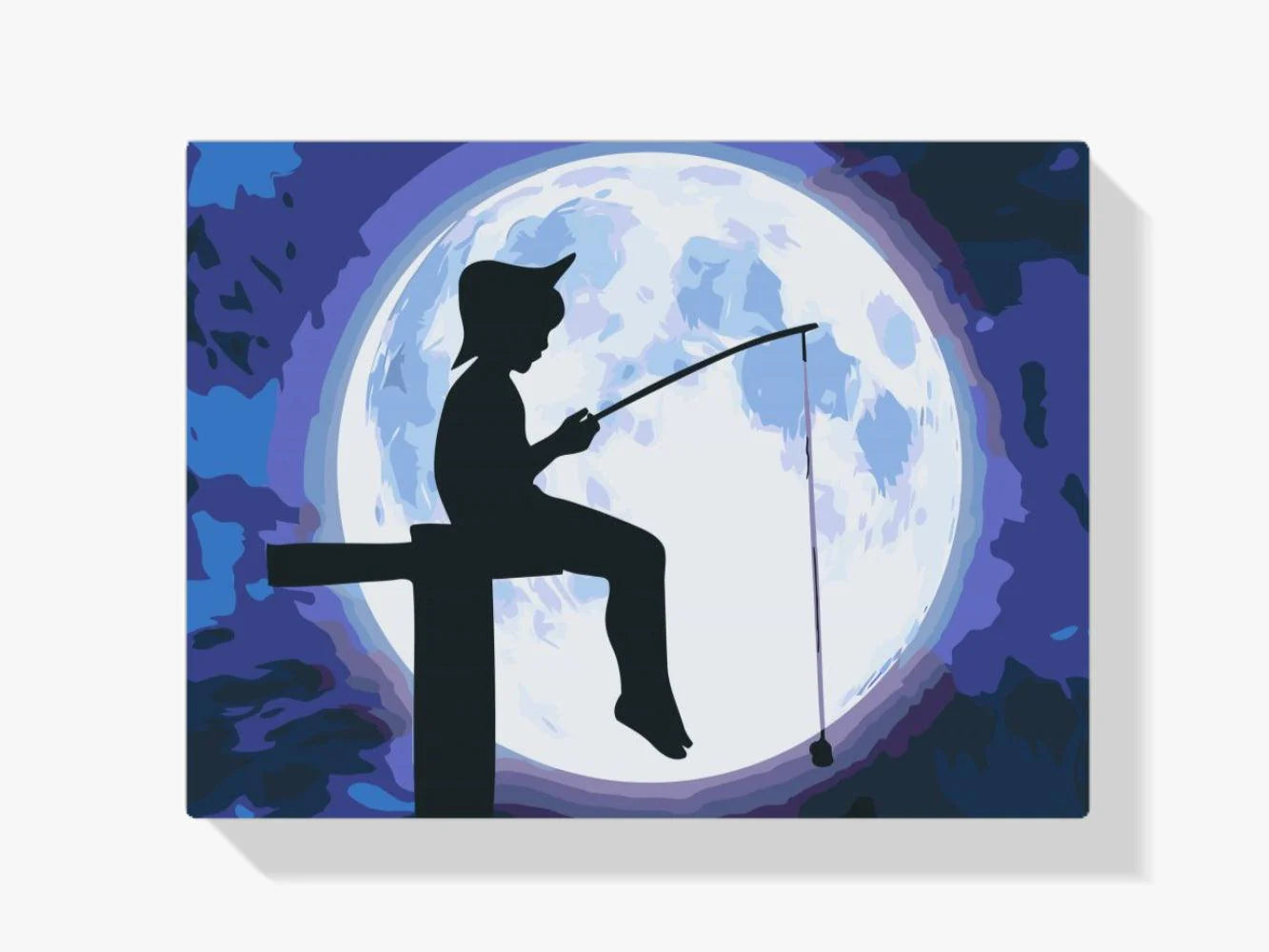 Diamond Painting - Poissons sous la pleine lune - SEOS Shop ®