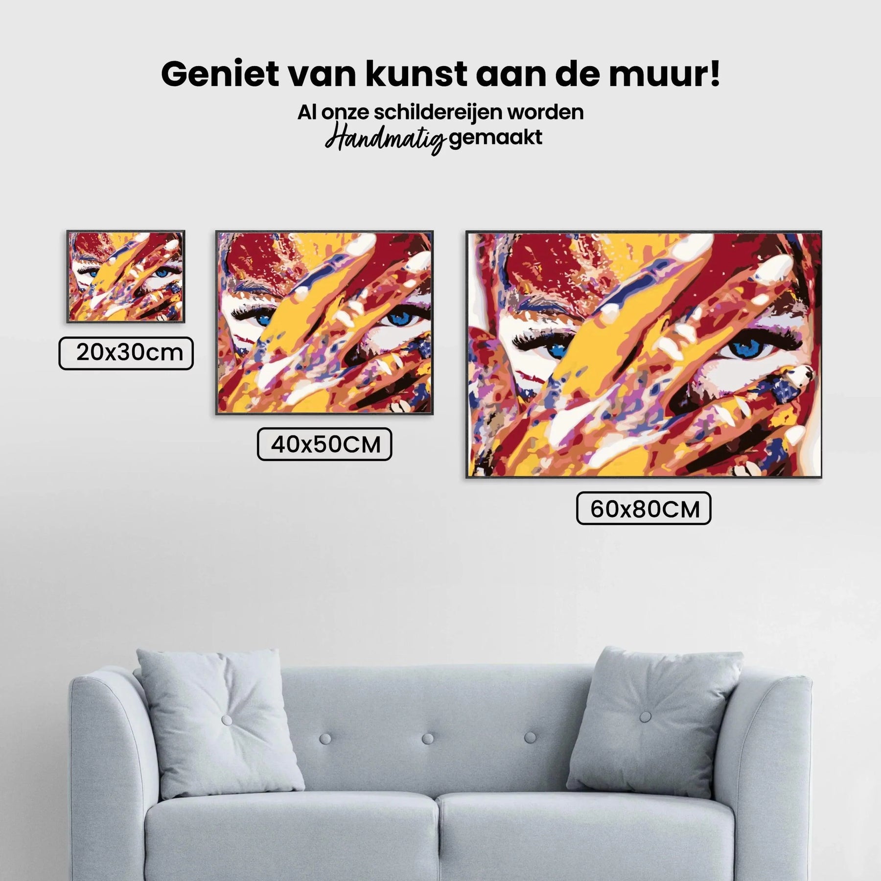 Diamond Painting - Femme aux yeux bleus - SEOS Shop ®
