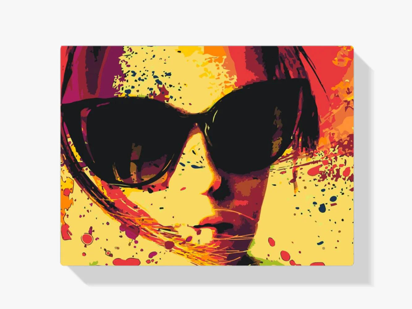 Diamond Painting - Lunettes de soleil en jaune - SEOS Shop ®