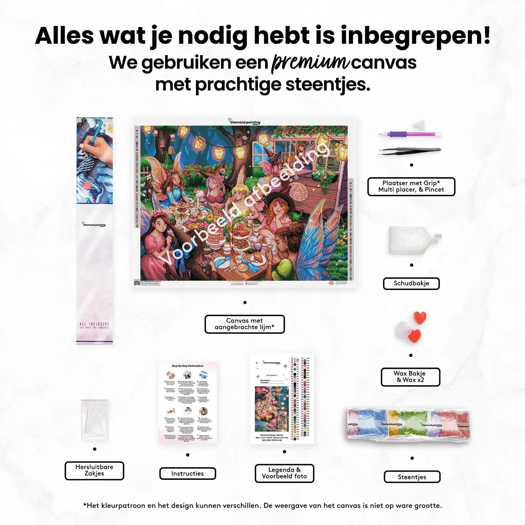 Diamond Painting Piet Mondriaan Tableau - SEOS Shop ®
