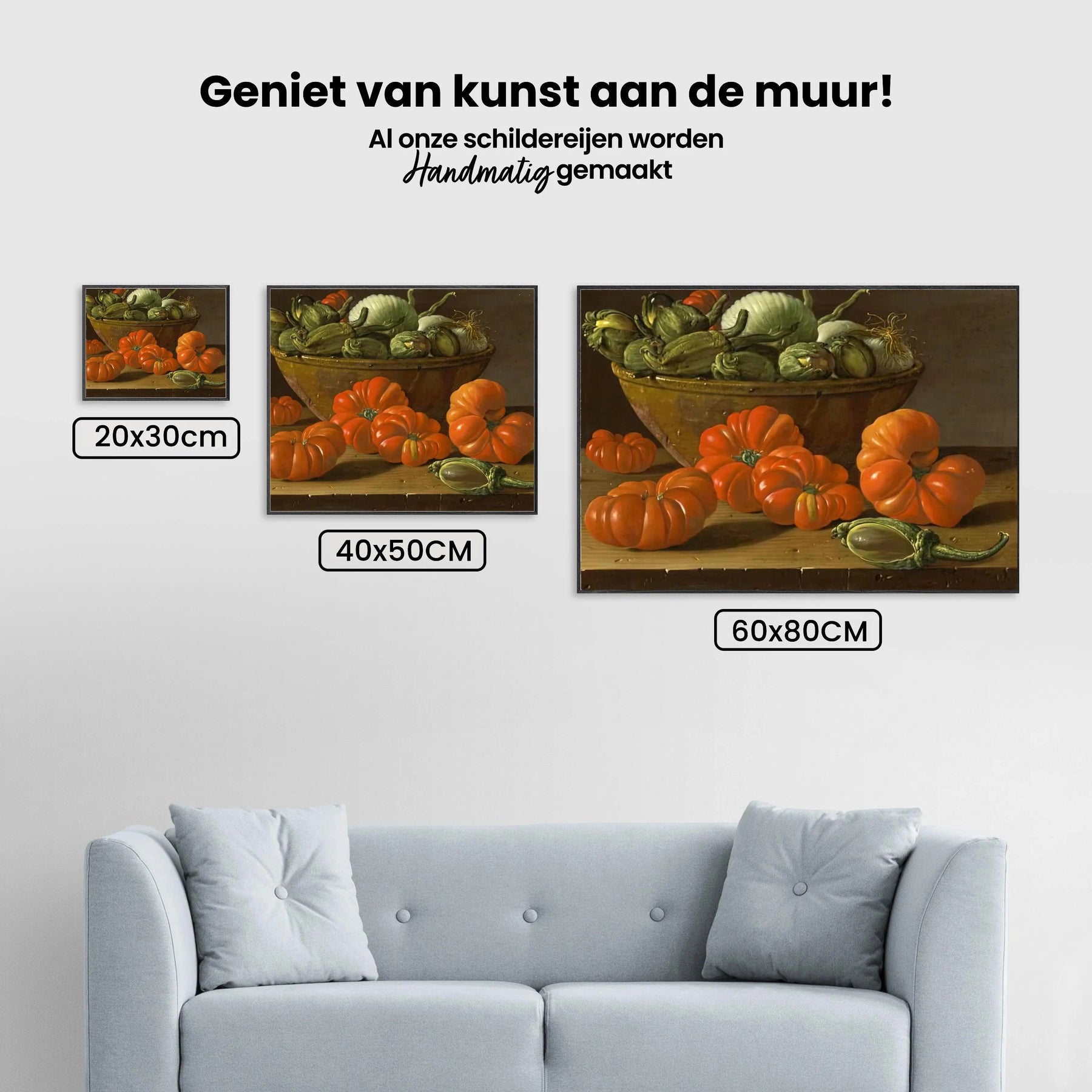 Diamond Painting Nature morte avec des tomates, un bol d'aubergines et des oignons - SEOS Shop ®