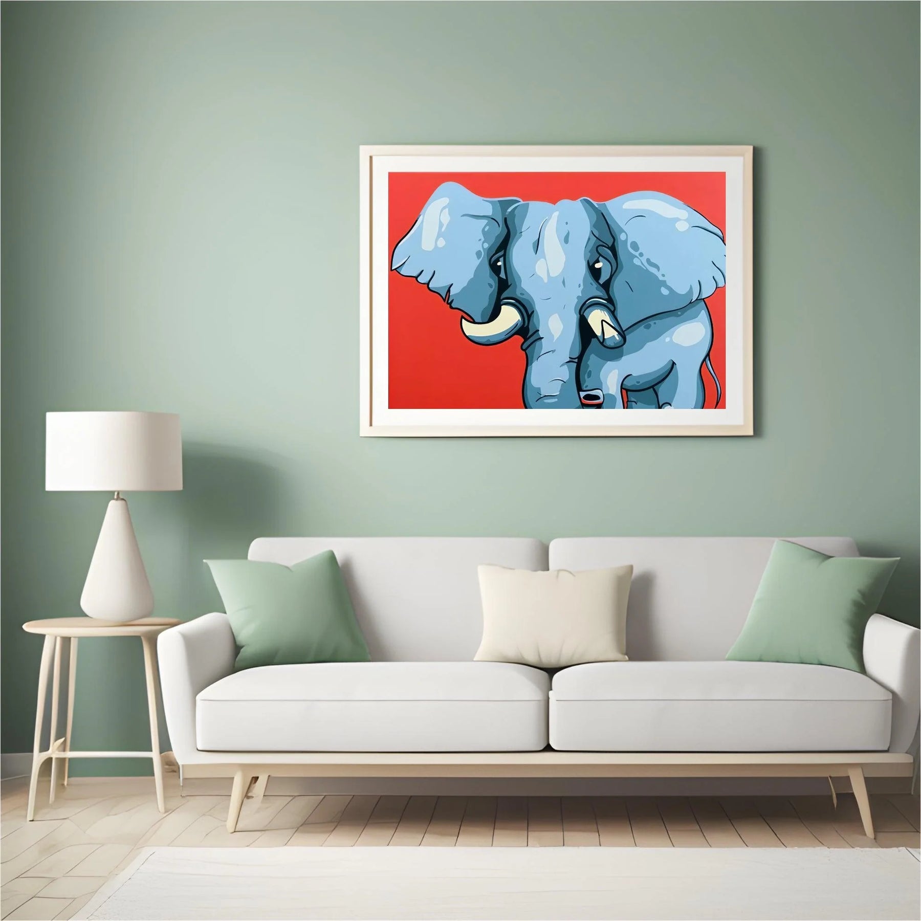 Diamond Painting - Bébé éléphant veau