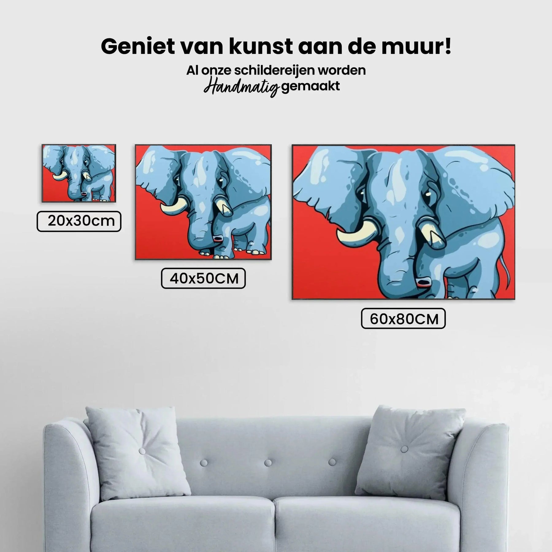 Diamond Painting - Bébé éléphant veau