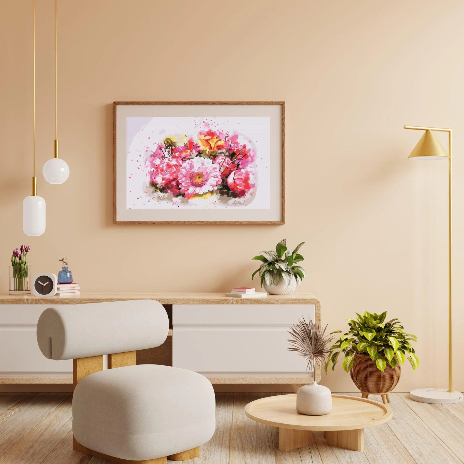 Diamond Painting - Bouquet de fleurs roses - SEOS Shop ®