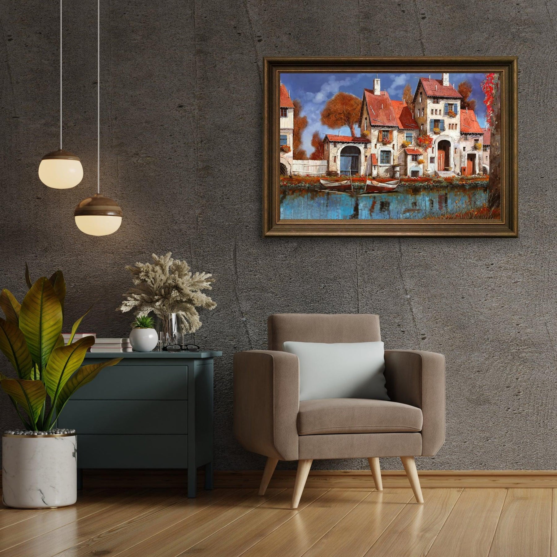 Diamond Painting - La Cascina au bord du lac - SEOS Shop ®
