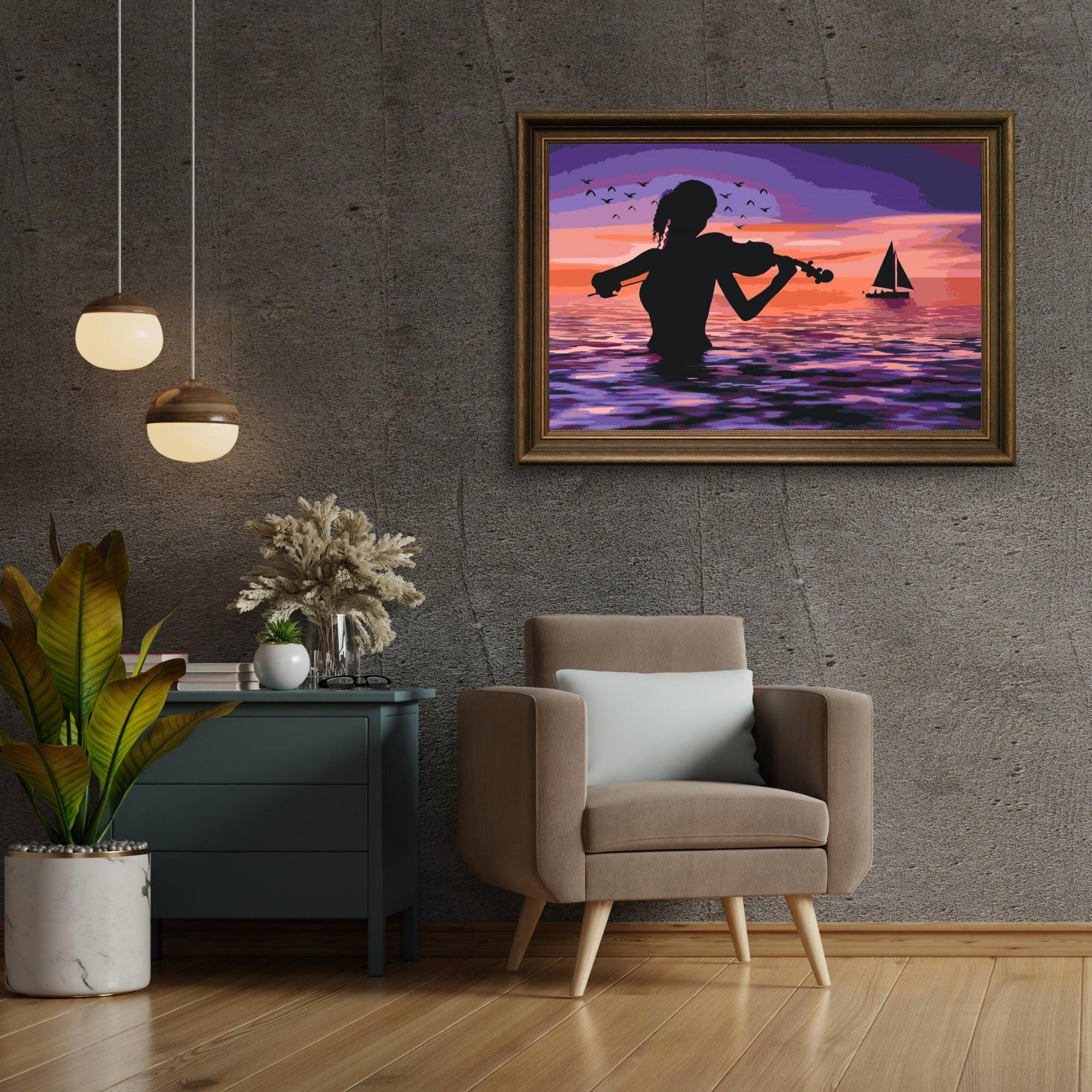 Diamond Painting - Un joueur de champignon dans la mer - SEOS Shop ®