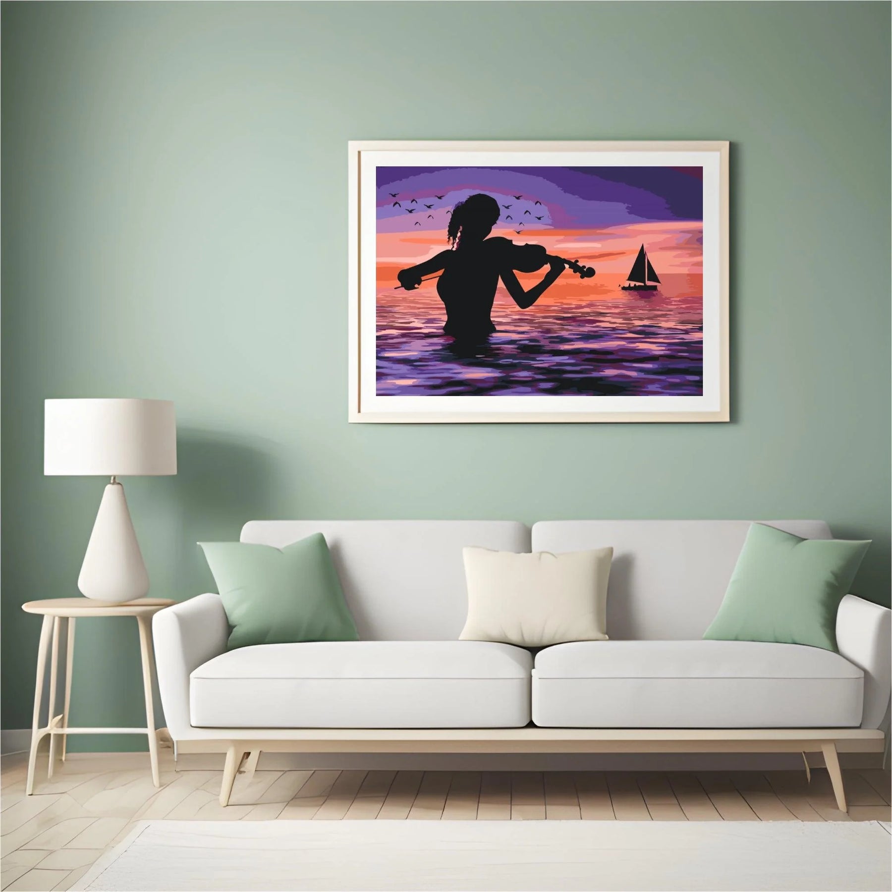 Diamond Painting - Un joueur de champignon dans la mer - SEOS Shop ®