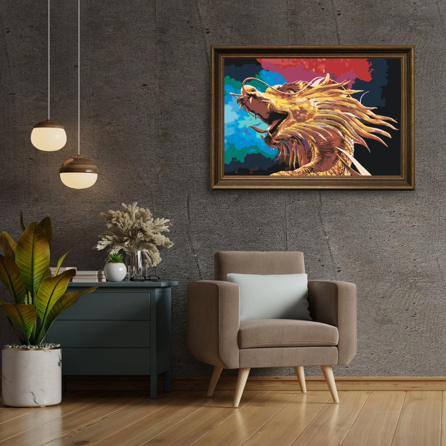 Diamond Painting - Dragon Doré - SEOS Shop ®