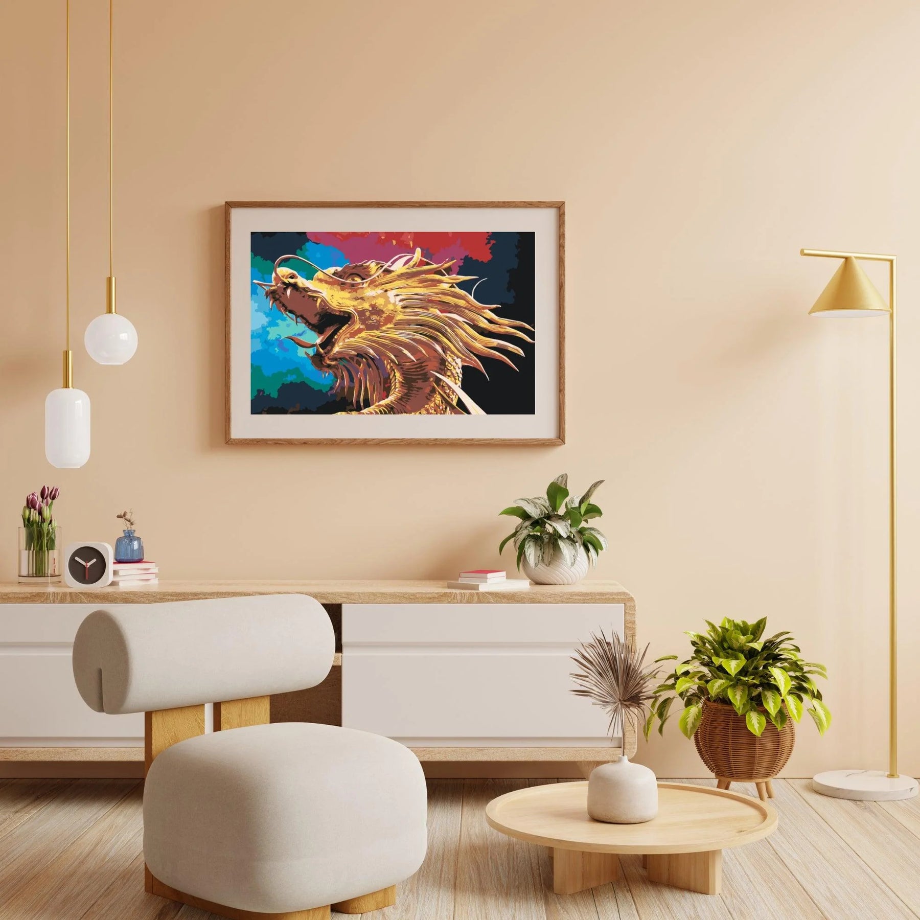 Diamond Painting - Dragon Doré - SEOS Shop ®