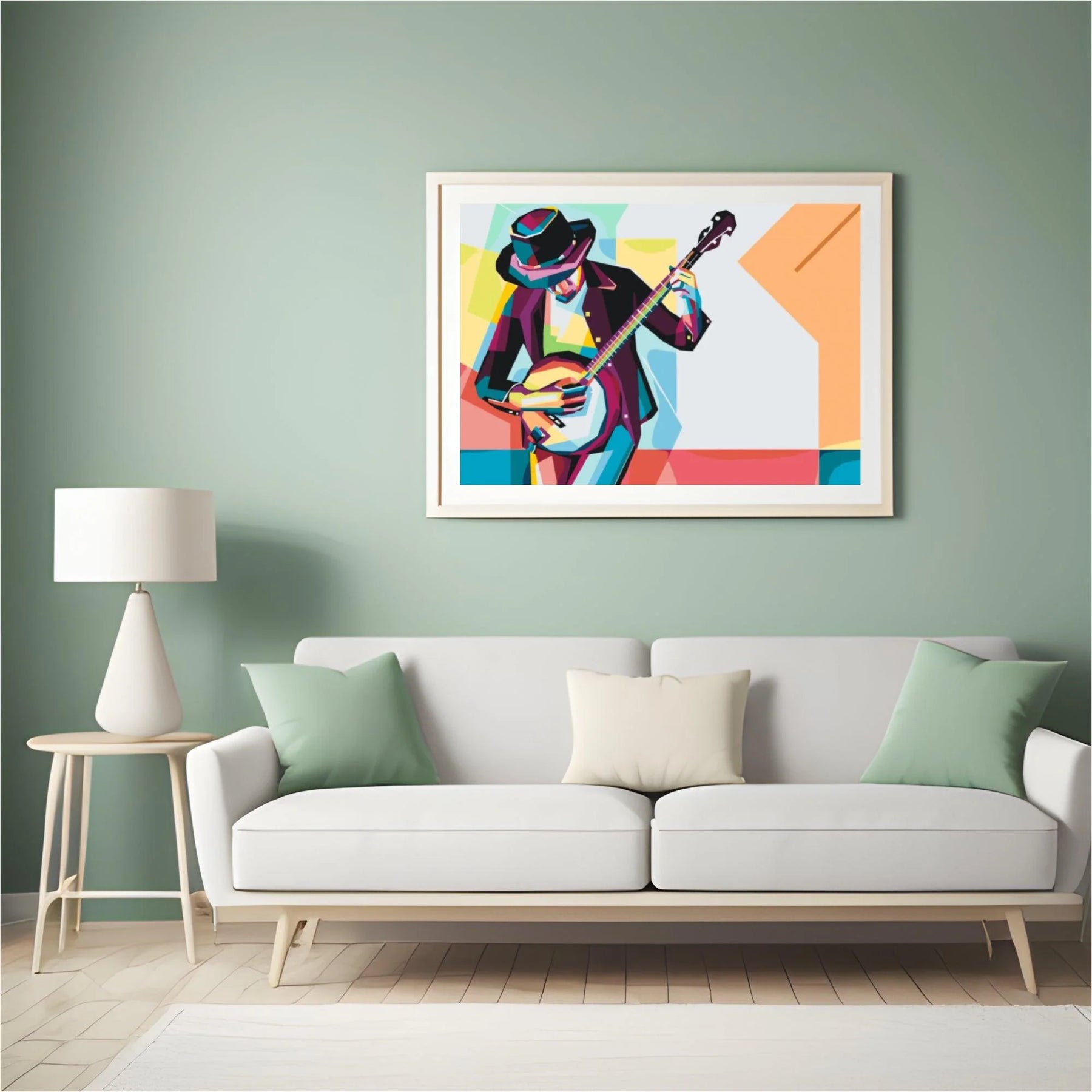 Diamond Painting - Un homme joue du banjo - SEOS Shop ®