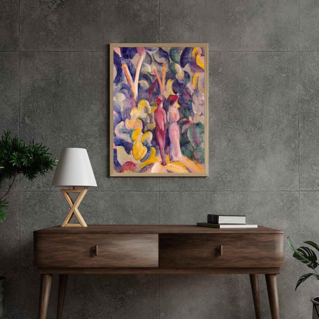 Diamond Painting - Couple sur le chemin forestier - SEOS Shop ®