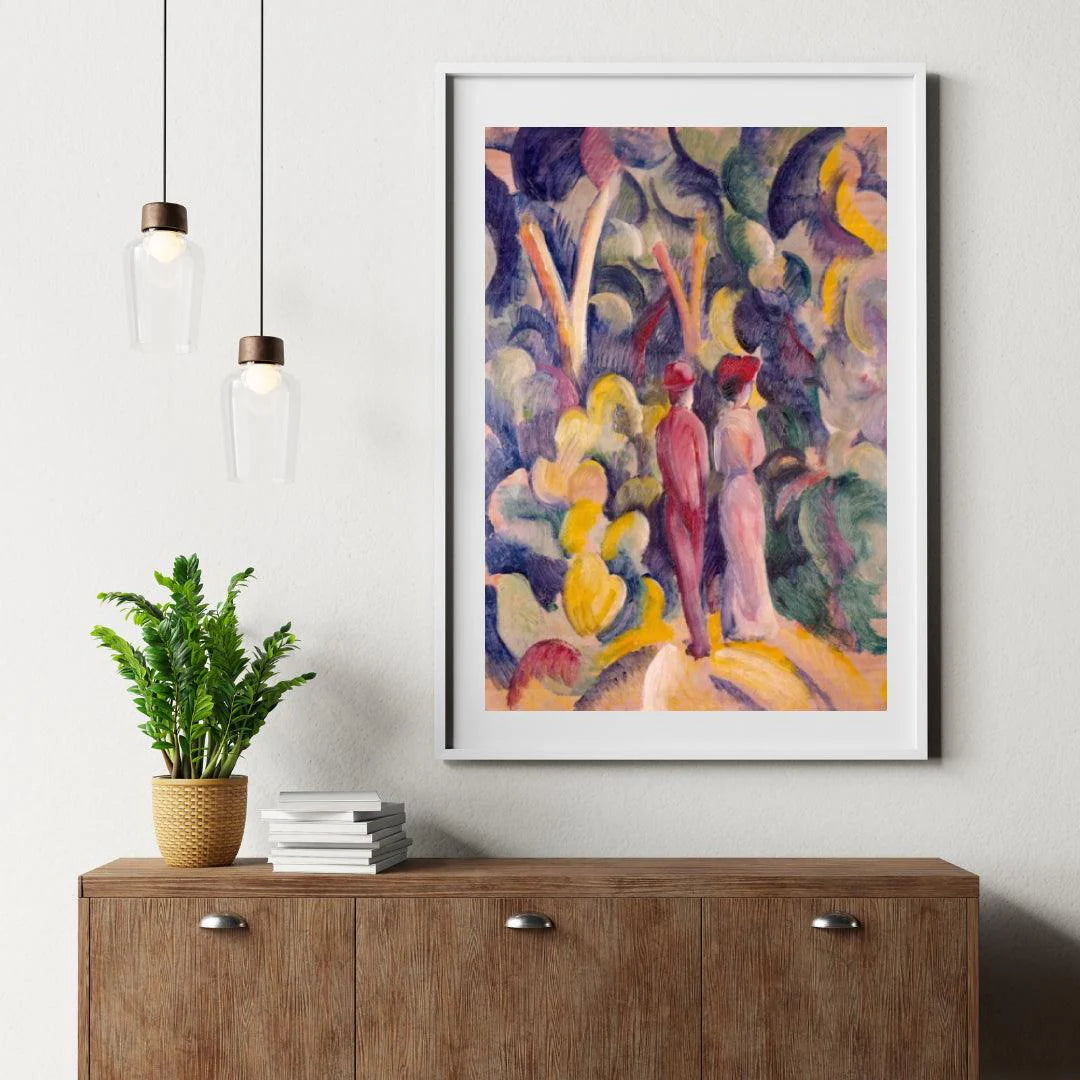 Diamond Painting - Couple sur le chemin forestier - SEOS Shop ®