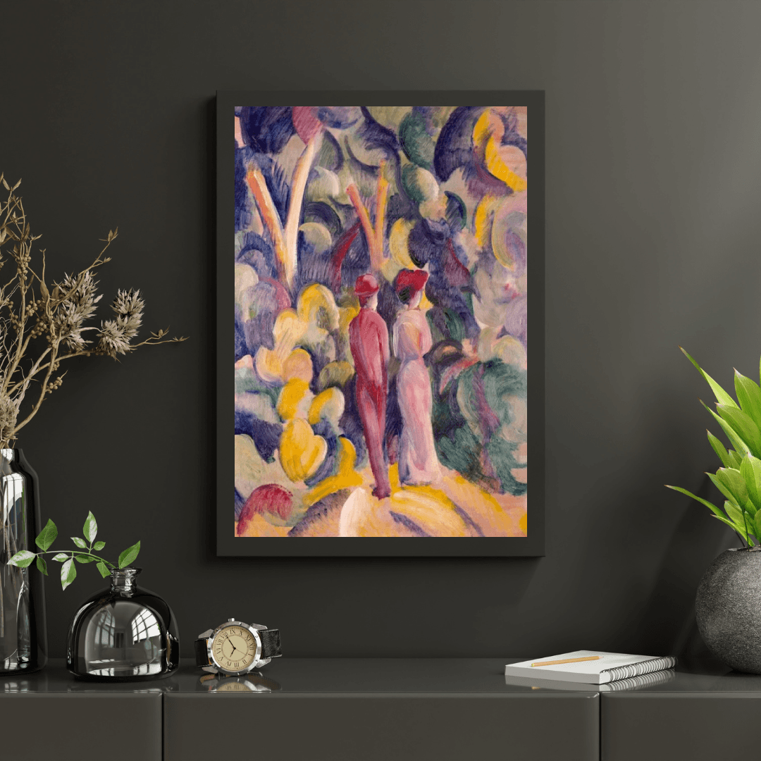 Diamond Painting - Couple sur le chemin forestier - SEOS Shop ®