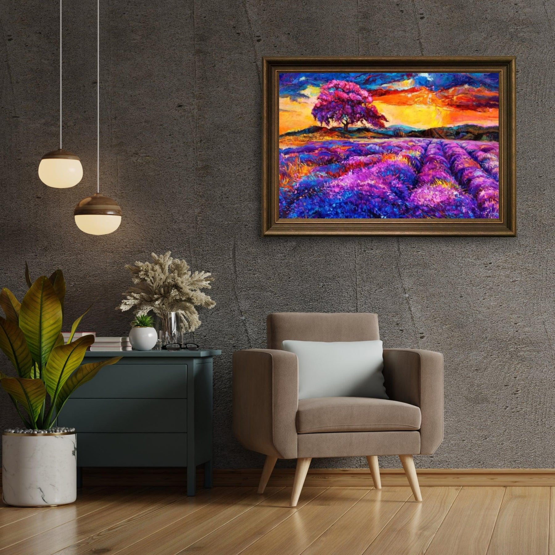 Diamond Painting - Couché de soleil violet - SEOS Shop ®
