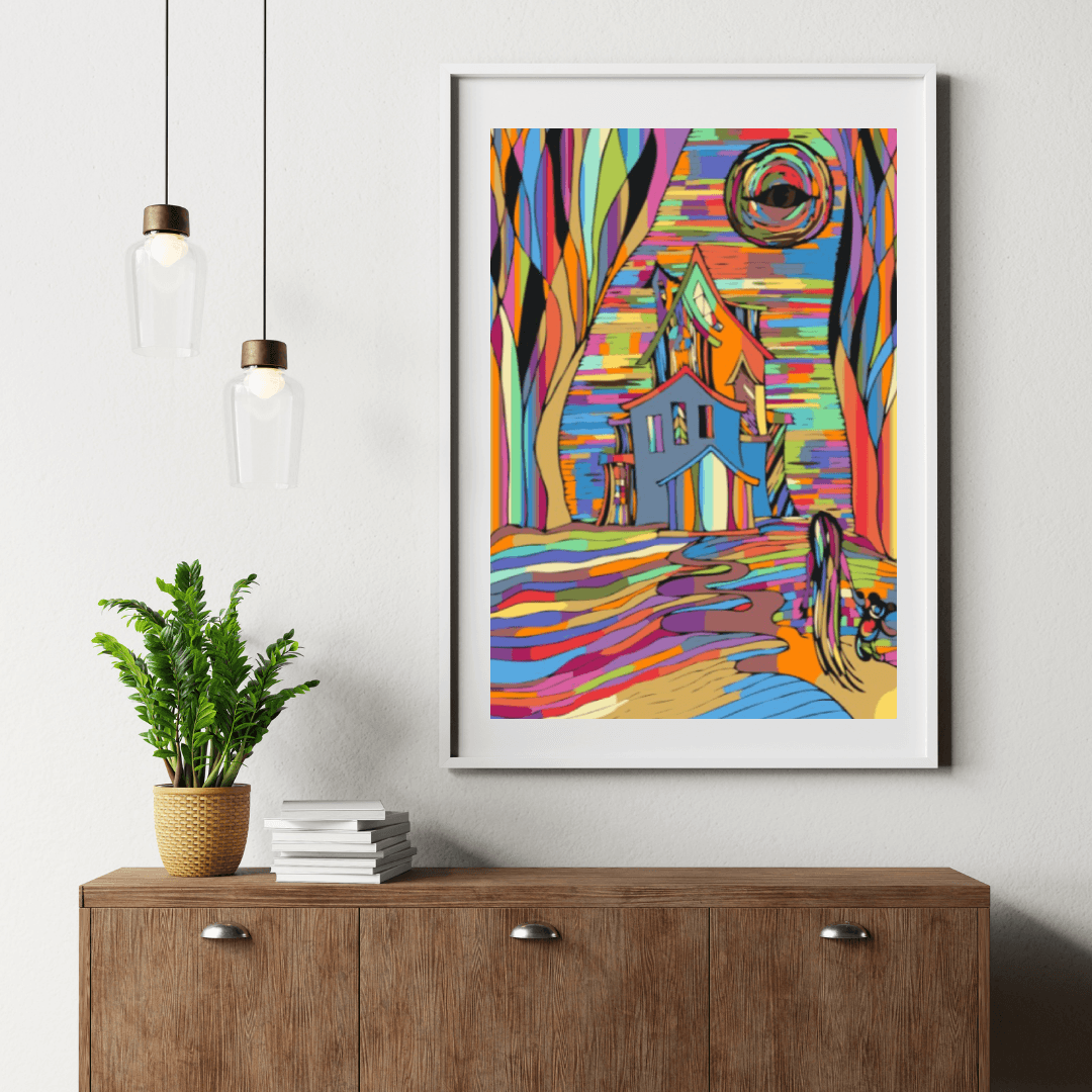 Diamond Painting - Maison Coloré Effrayant - SEOS Shop ®