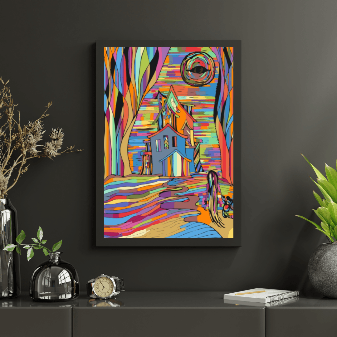 Diamond Painting - Maison Coloré Effrayant - SEOS Shop ®