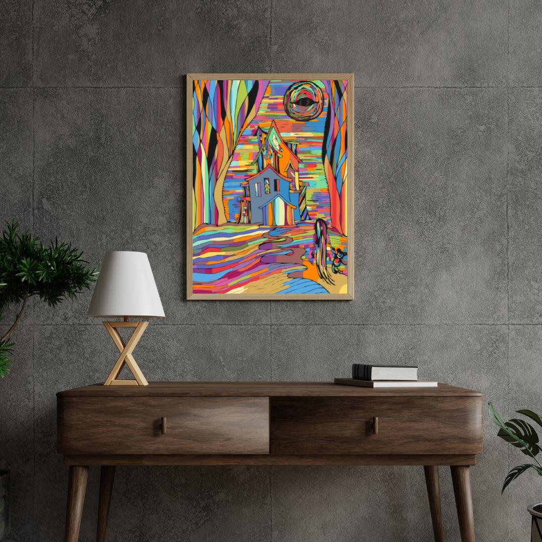 Diamond Painting - Maison Coloré Effrayant - SEOS Shop ®