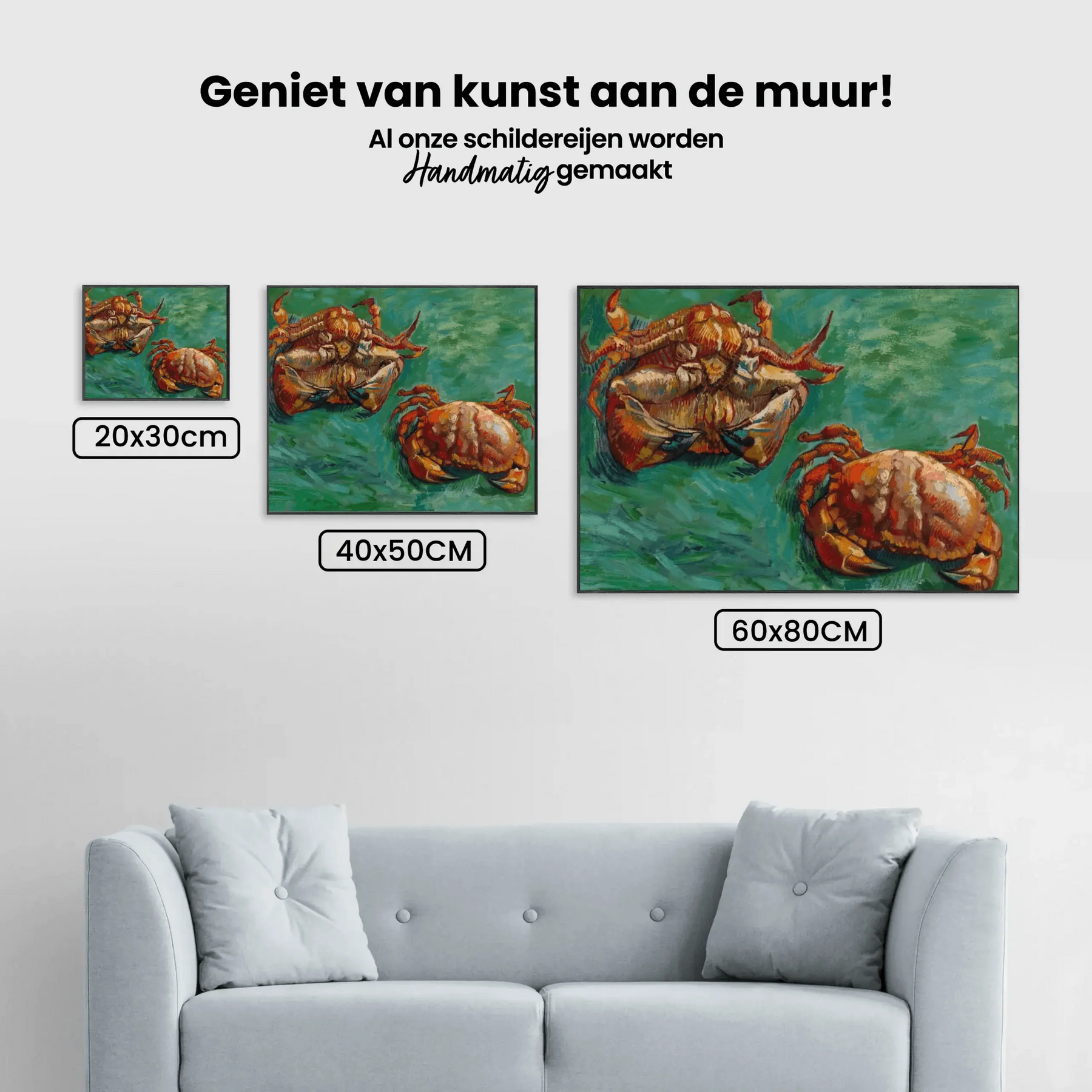 Diamond Painting - Deux crabes