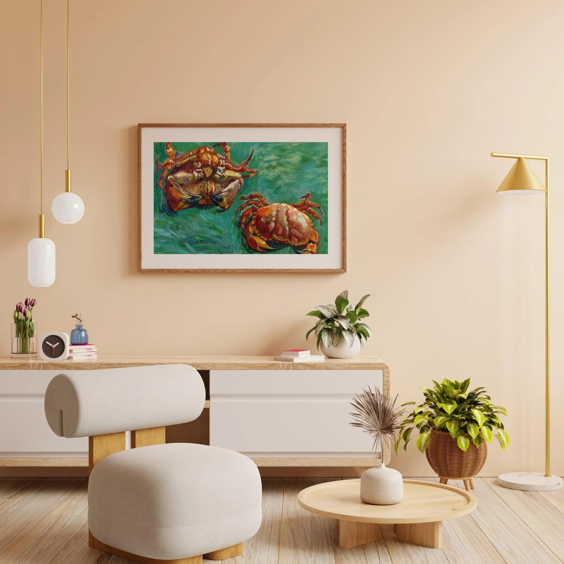 Diamond Painting - Deux crabes