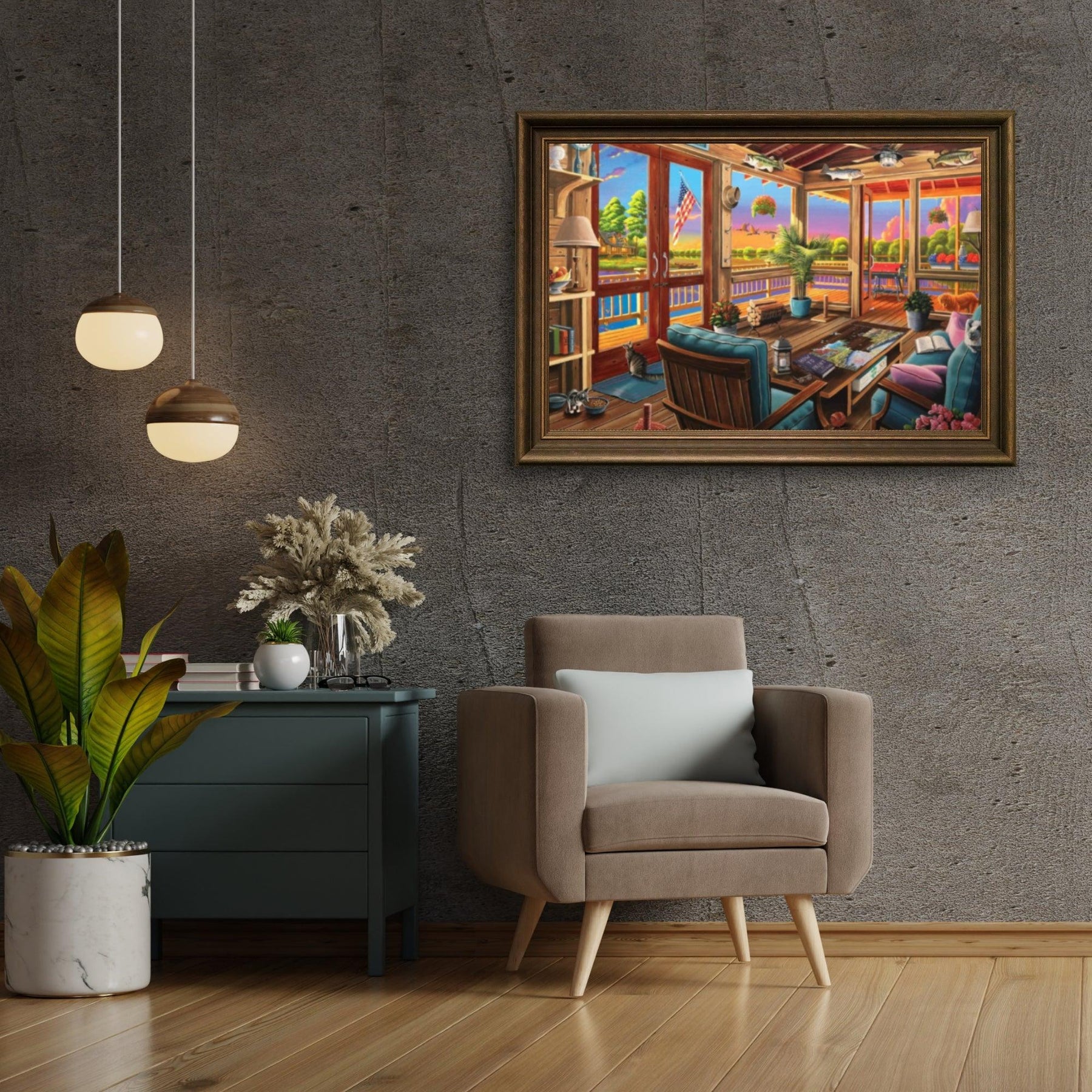 Diamond Painting - Vue sur le lac - SEOS Shop ®