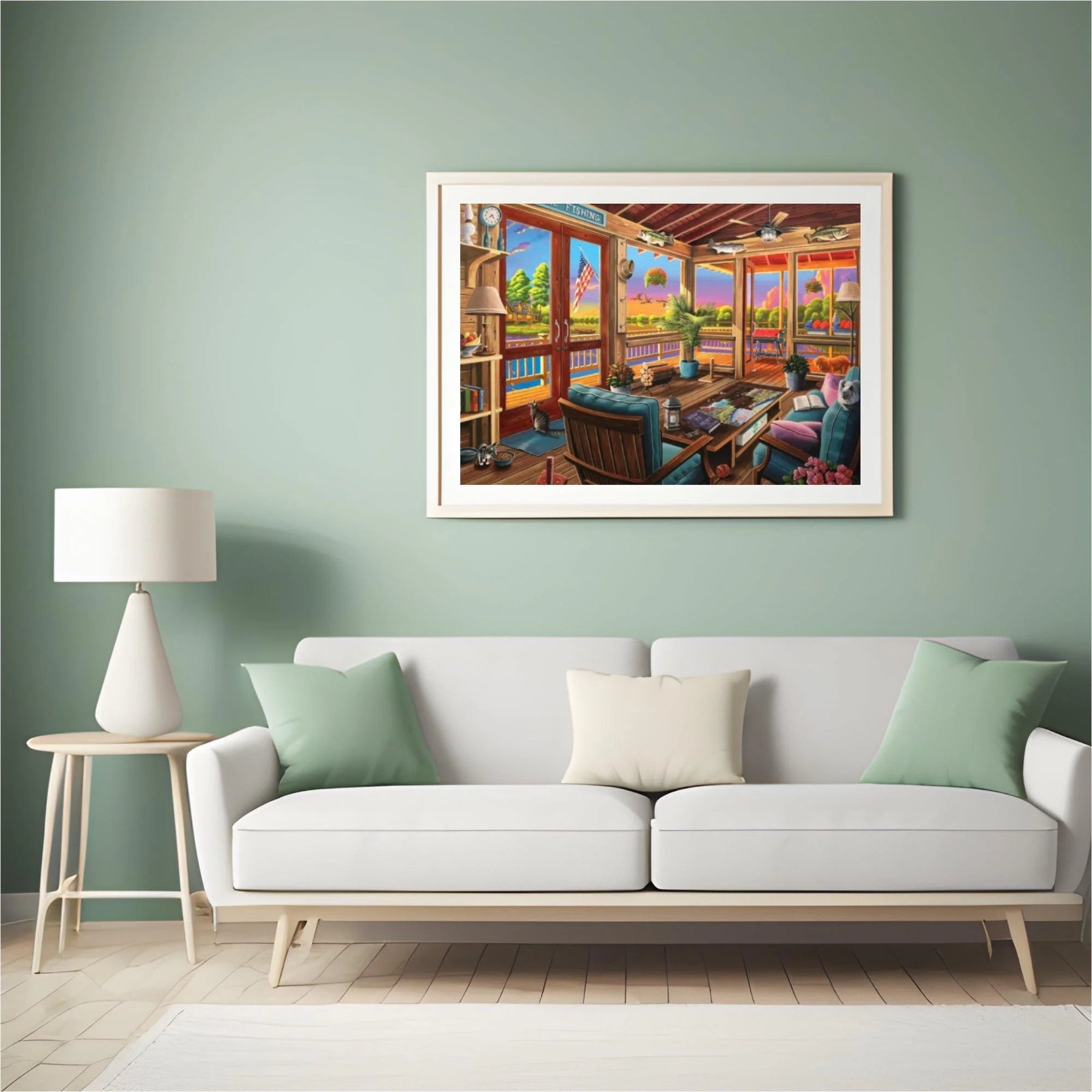 Diamond Painting - Vue sur le lac - SEOS Shop ®