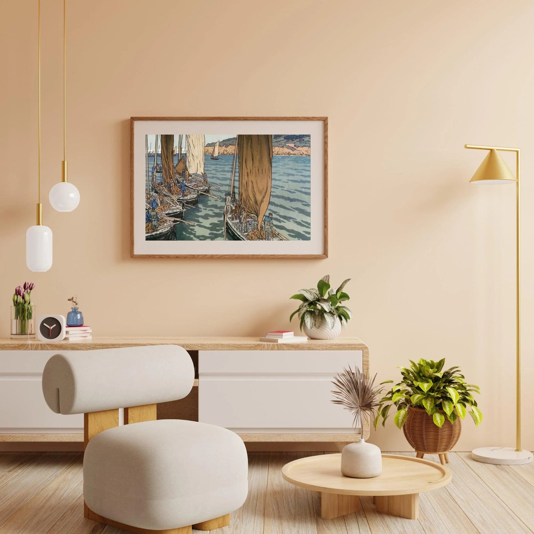 Diamond Painting - Départ des bateaux à Tréboul - SEOS Shop ®