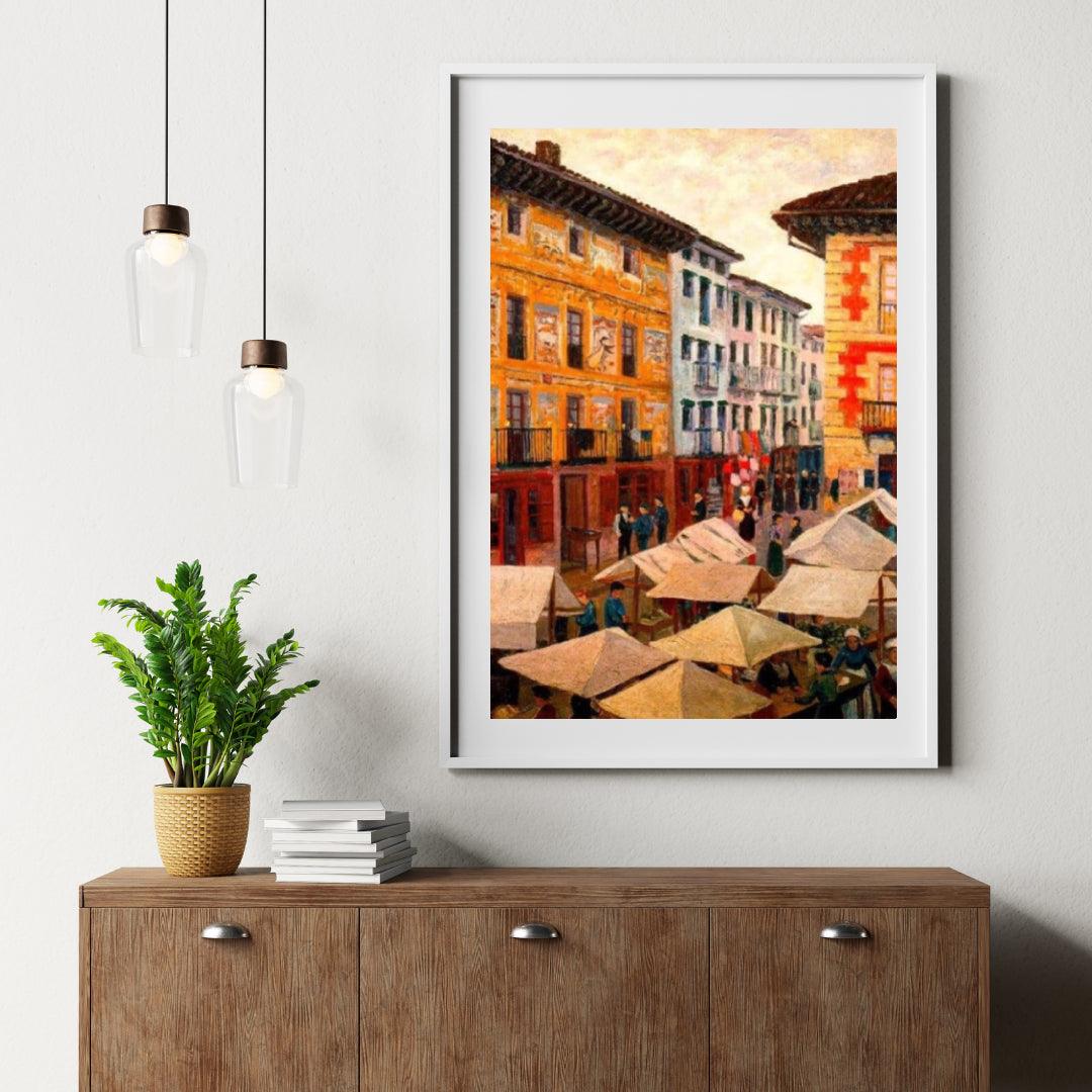 Diamond Painting - Marché de Villafranca de Oria - SEOS Shop ®