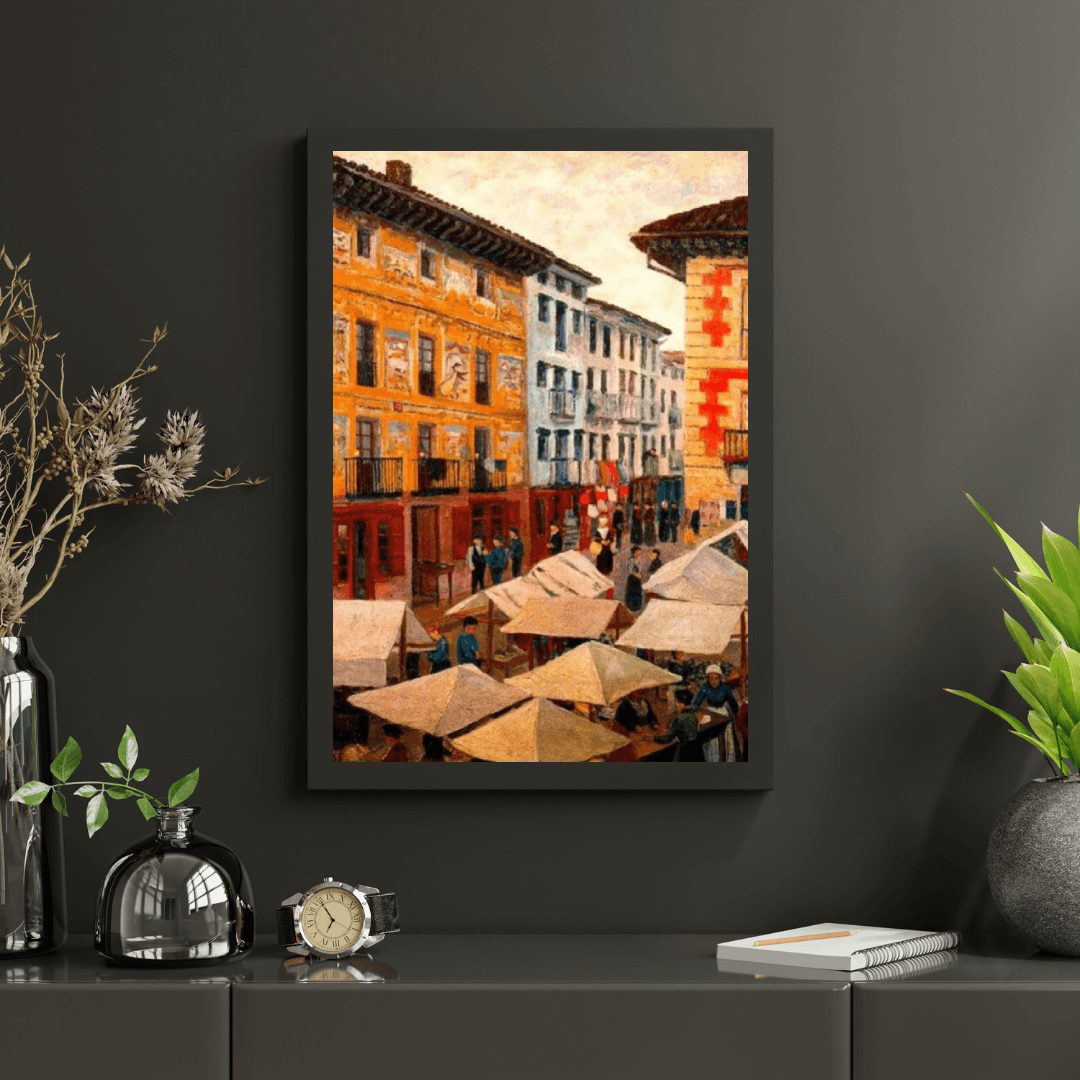 Diamond Painting - Marché de Villafranca de Oria - SEOS Shop ®