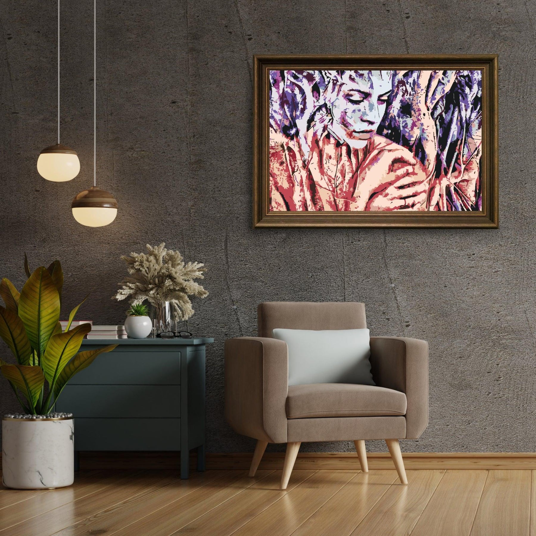 Diamond Painting - Femme entre les racines des arbres - SEOS Shop ®