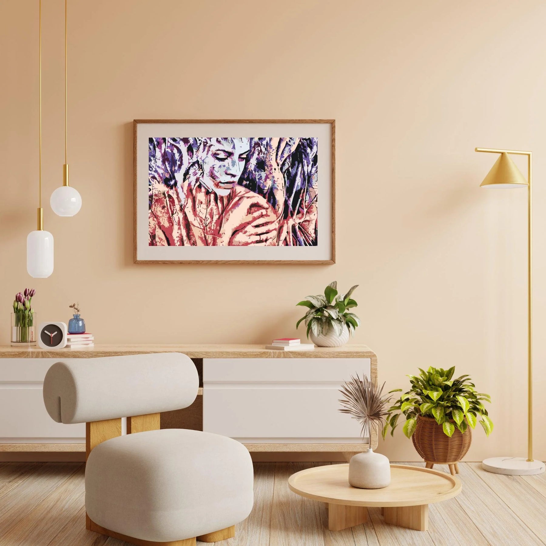 Diamond Painting - Femme entre les racines des arbres - SEOS Shop ®