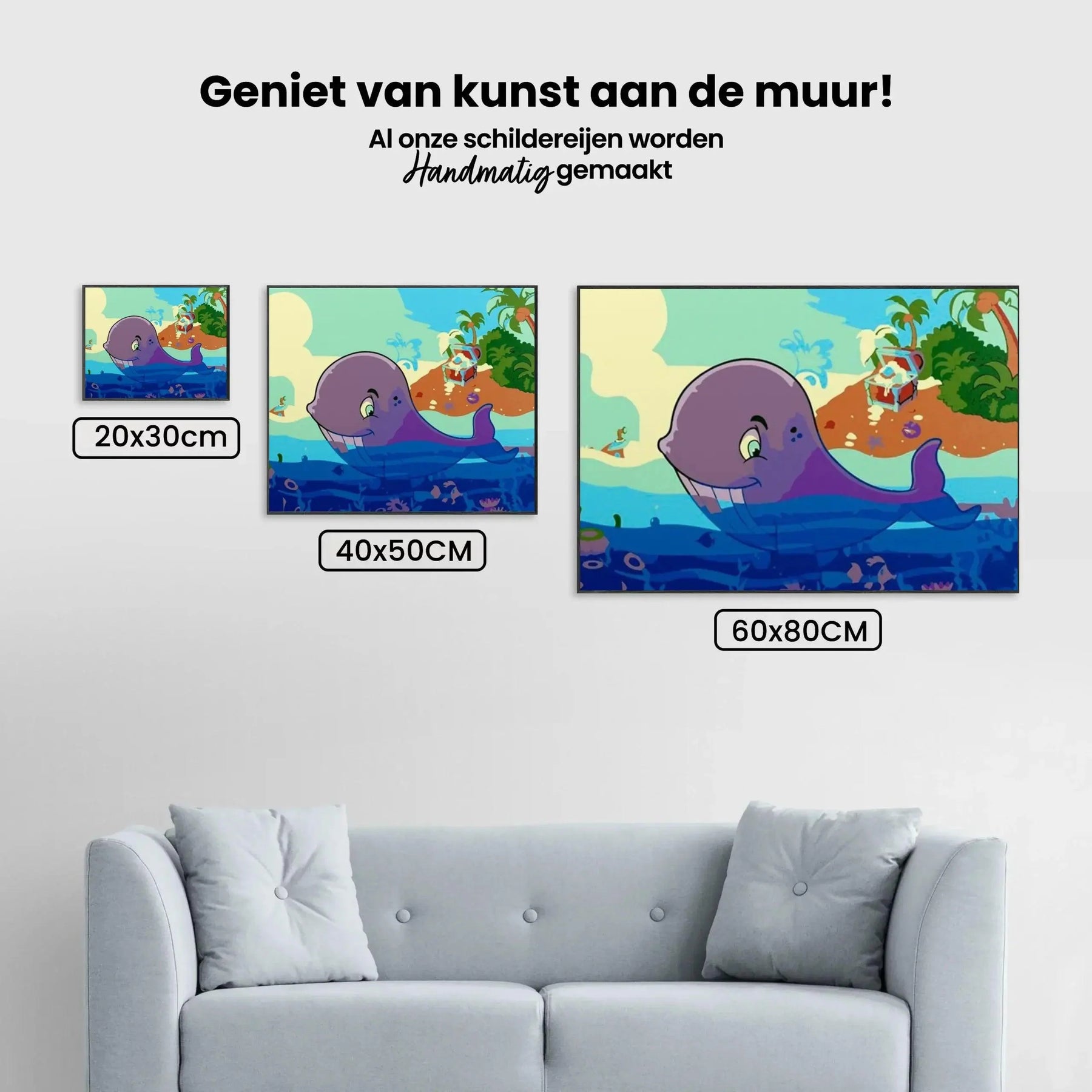 Diamond Painting - Baleine et trésor