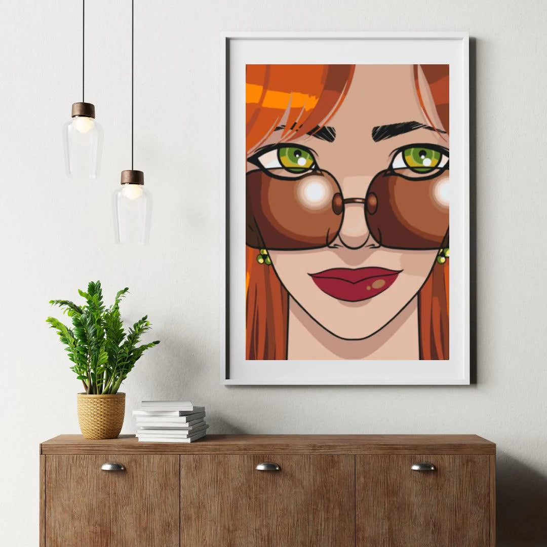 Diamond Painting - Vue à travers des lunettes de soleil - SEOS Shop ®