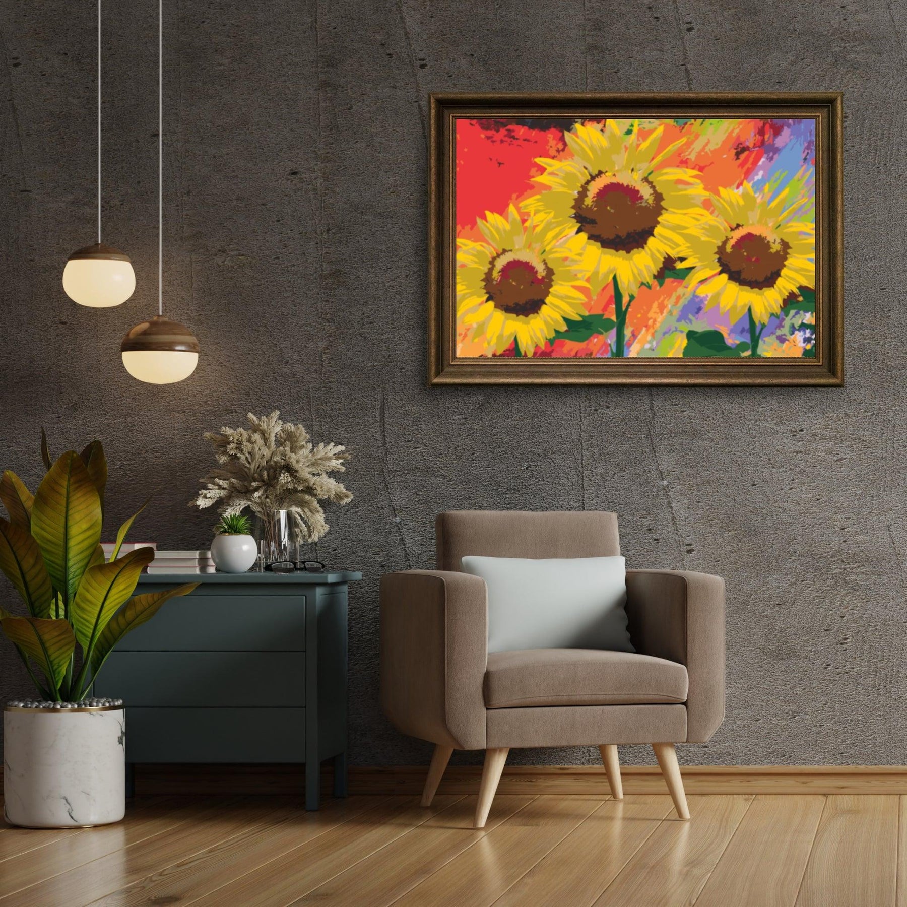 Diamond Painting - Tournesols dans le studio - SEOS Shop ®