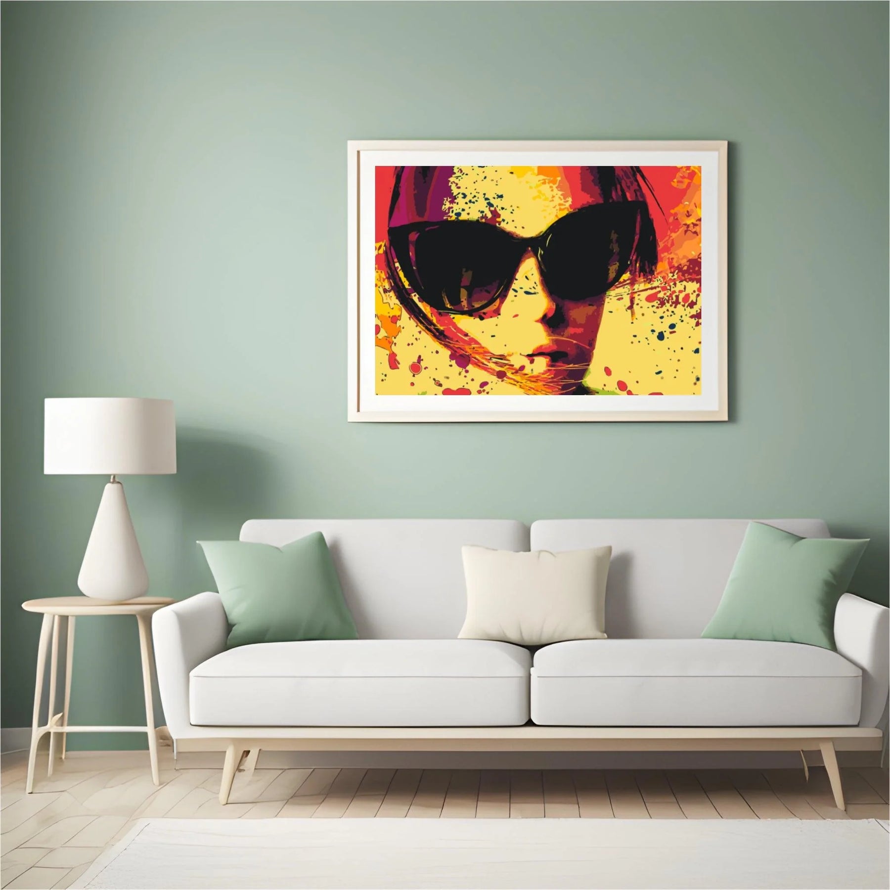 Diamond Painting - Lunettes de soleil en jaune - SEOS Shop ®