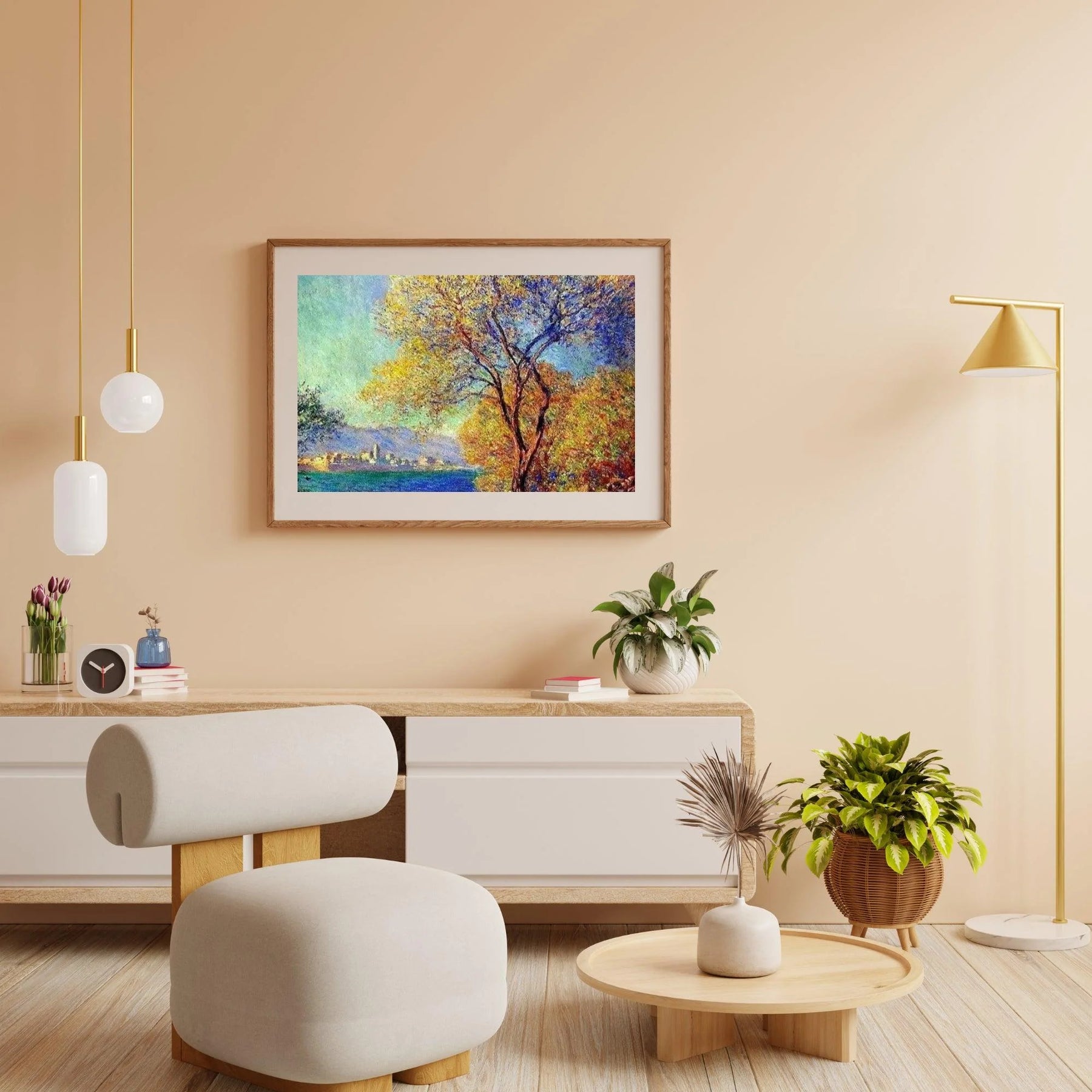 Diamond Painting Antibes vu depuis les jardins de Salis - SEOS Shop ®