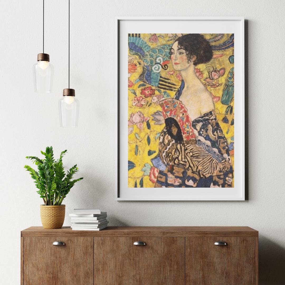 Diamond Painting Dame avec éventail - SEOS Shop ®