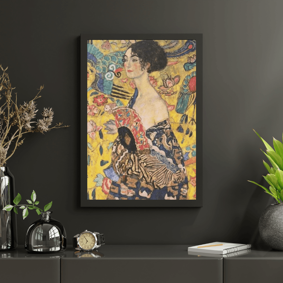 Diamond Painting Dame avec éventail - SEOS Shop ®