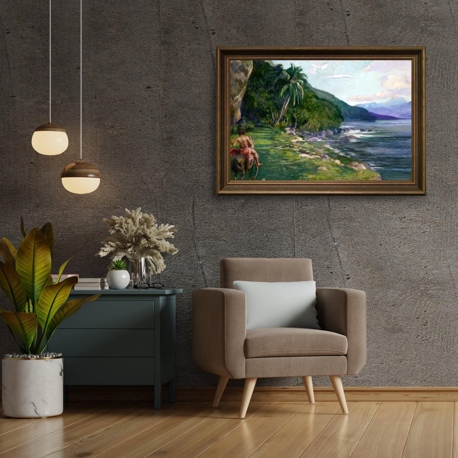 Diamond Painting Un chemin de cavalier à Tahiti - SEOS Shop ®