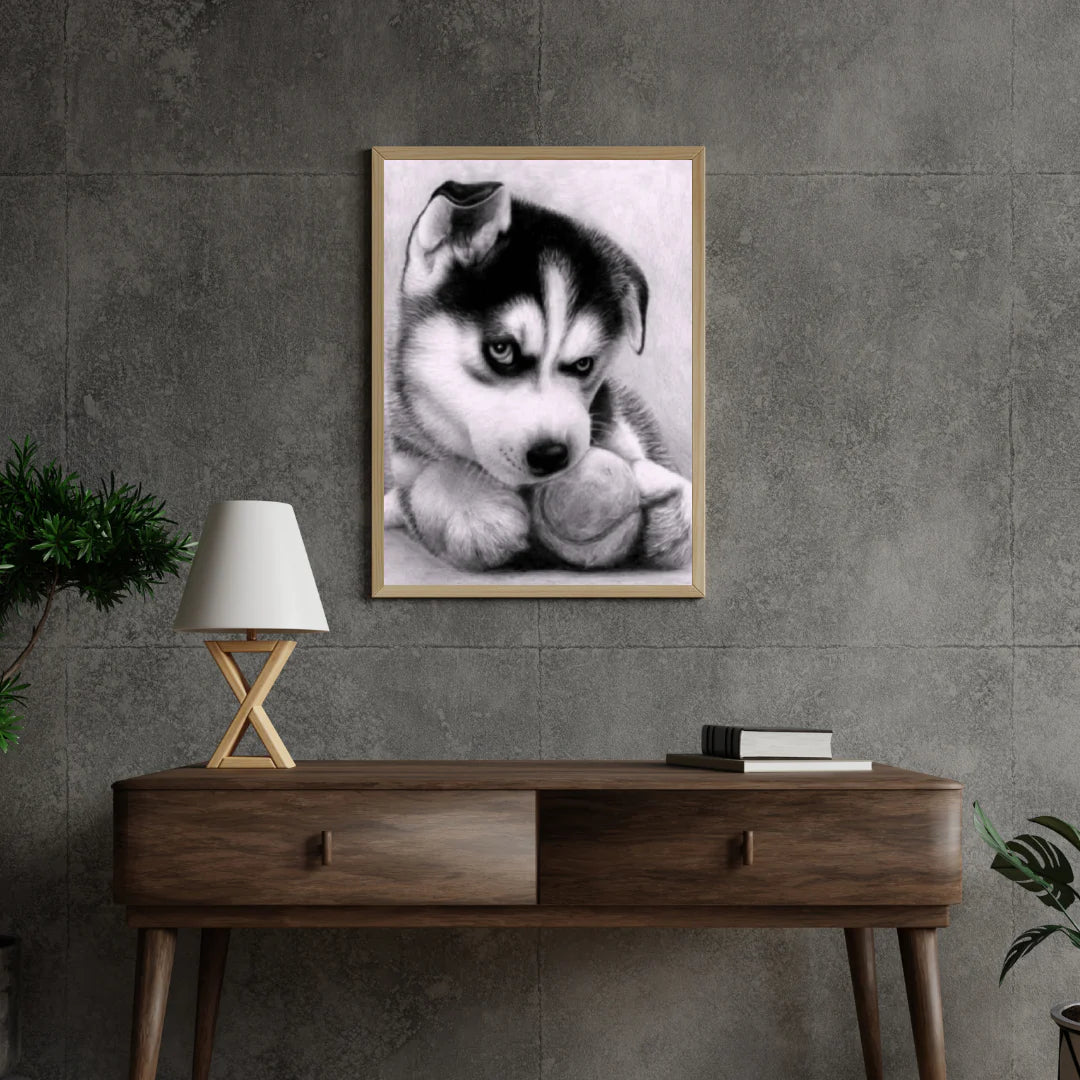 Diamond Painting Puppy avec balle - SEOS Shop®