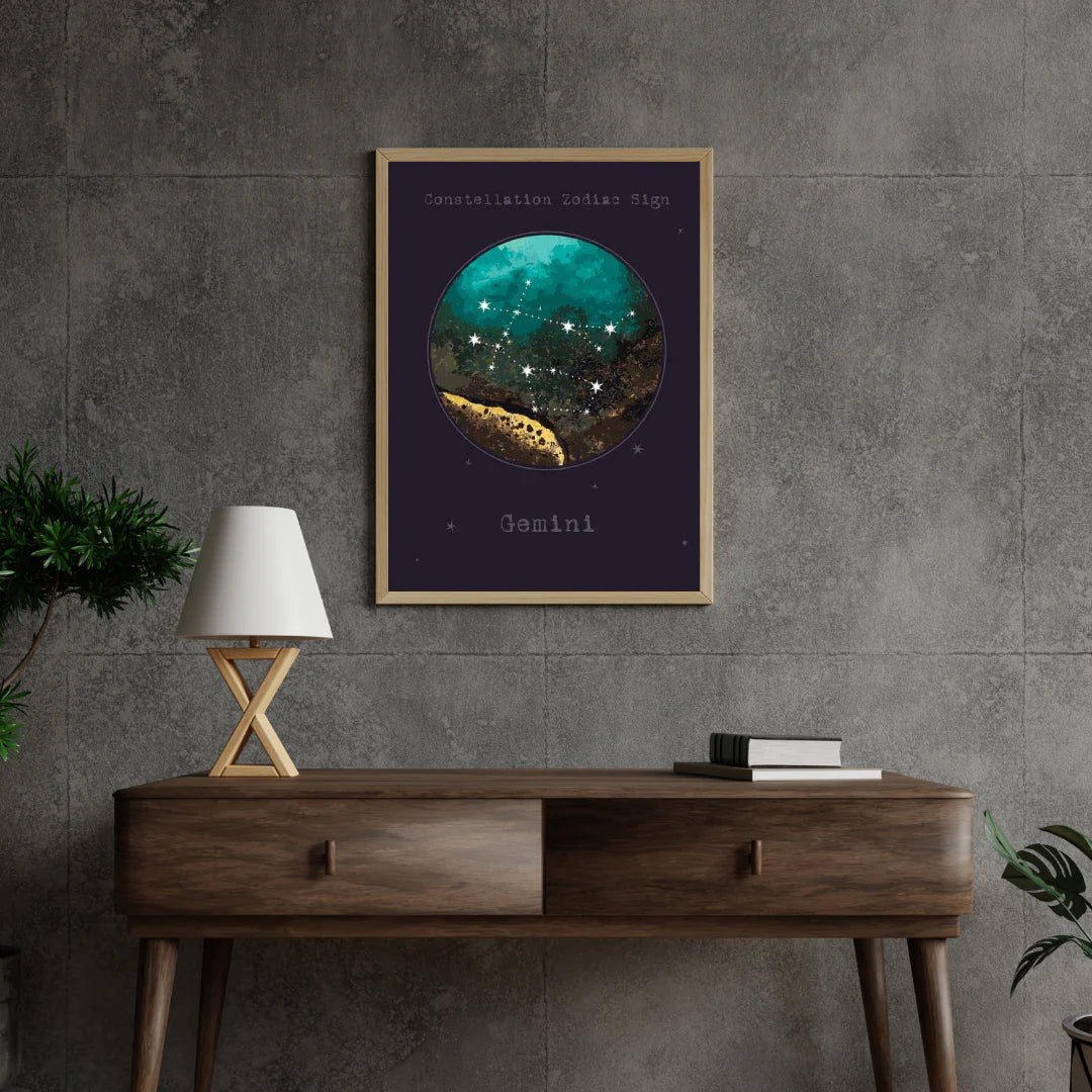 Diamond Painting Signe du Zodiaque - Gémeaux - SEOS Shop ®
