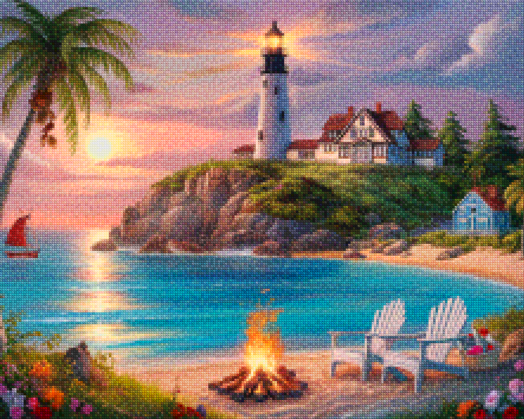 Diamond Painting - Phare de la mer