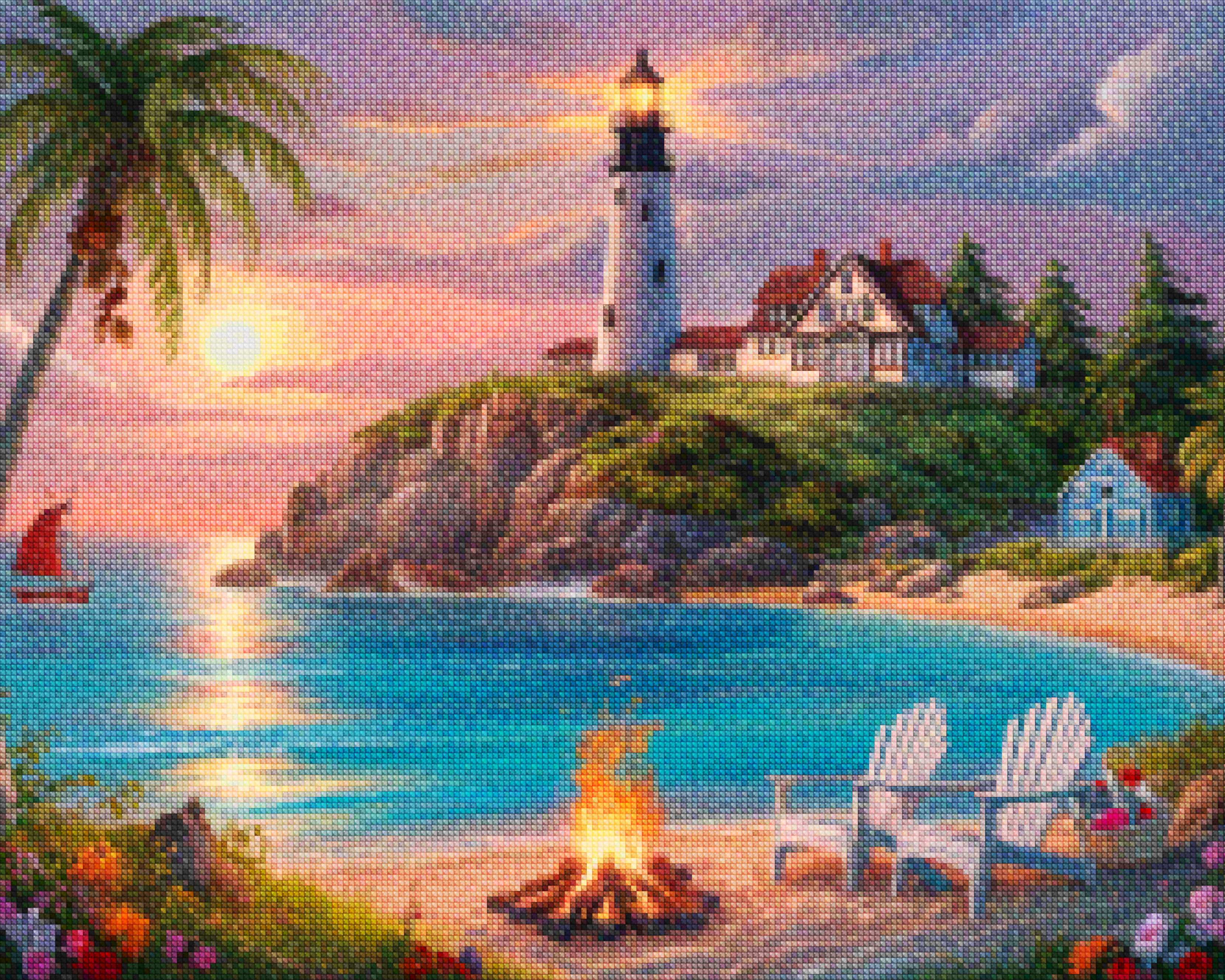 Diamond Painting - Phare de la mer