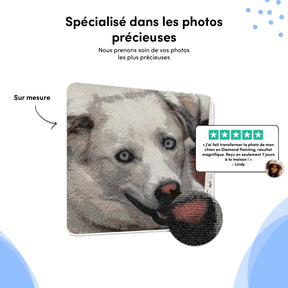 Diamond painting personnalisé - Téléchargez votre propre photo