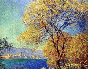 Diamond Painting Antibes vu depuis les jardins de Salis - SEOS Shop ®