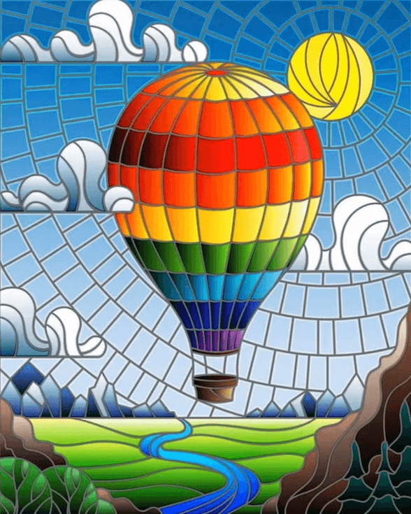 Diamond Painting - Vol en Montgolfière - SEOS Shop ®
