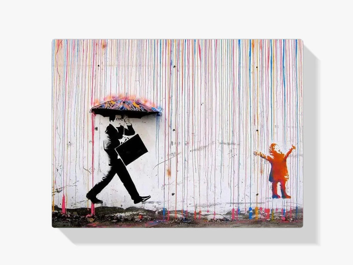 Diamond Painting Banksy – Pluie de couleurs - SEOS Shop ®